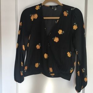 Madewell Wrap top